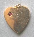 Edwardian Large Heart Pendant